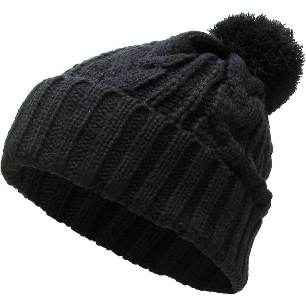 CLEARANCE SALE! Unisex Waffle Knit Pom Pom Beanie Winter Ski Hat Skull Cap CLEARANCE SALE! Unisex Waffle Knit Pom Pom Beanie Winter Ski Hat Skull Cap